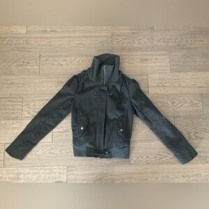 Ambiance Felt Wool Cotton Nylon Jacket Blazer Bomber Windbreaker Leather Coat